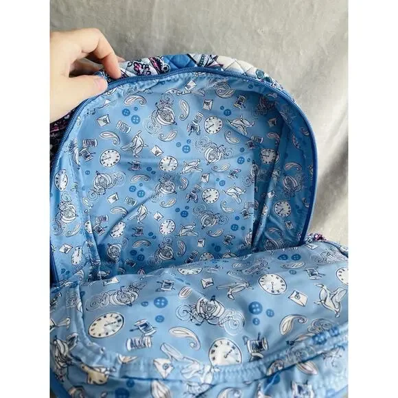 Vera Bradley Disney Cinderella Paisley XL Campus Backpack NWT Vera Bradley Disney Cinderella Paisley XL Campus Backpack  main image 4